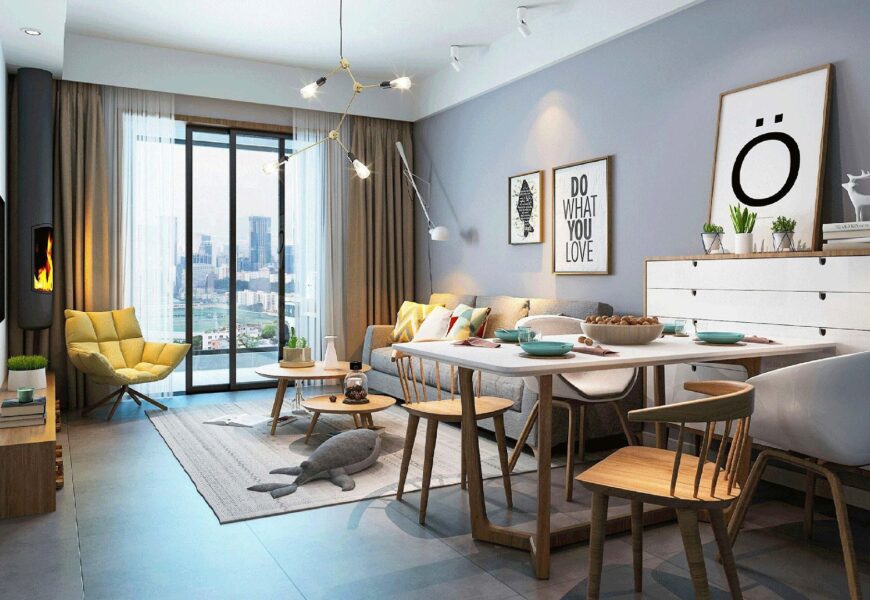 Moderní závěsy chrání interiér před sluncem, zatemňují i zútulňují