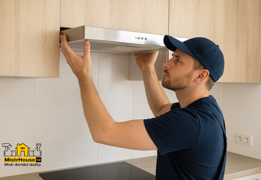 Profesionální montáž digestoře, osvětlení a instalace zásuvek – bezpečnost a styl pro váš domov